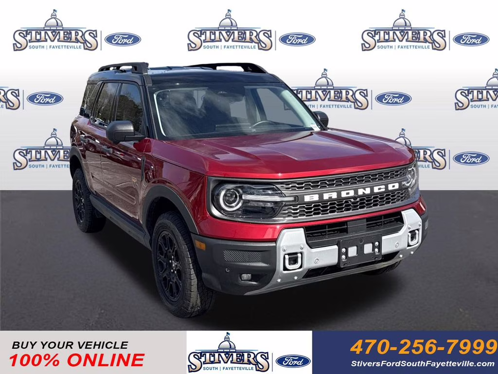 2025 Ruby Red Metallic Ford Bronco Sport Badlands 4X4 SUV