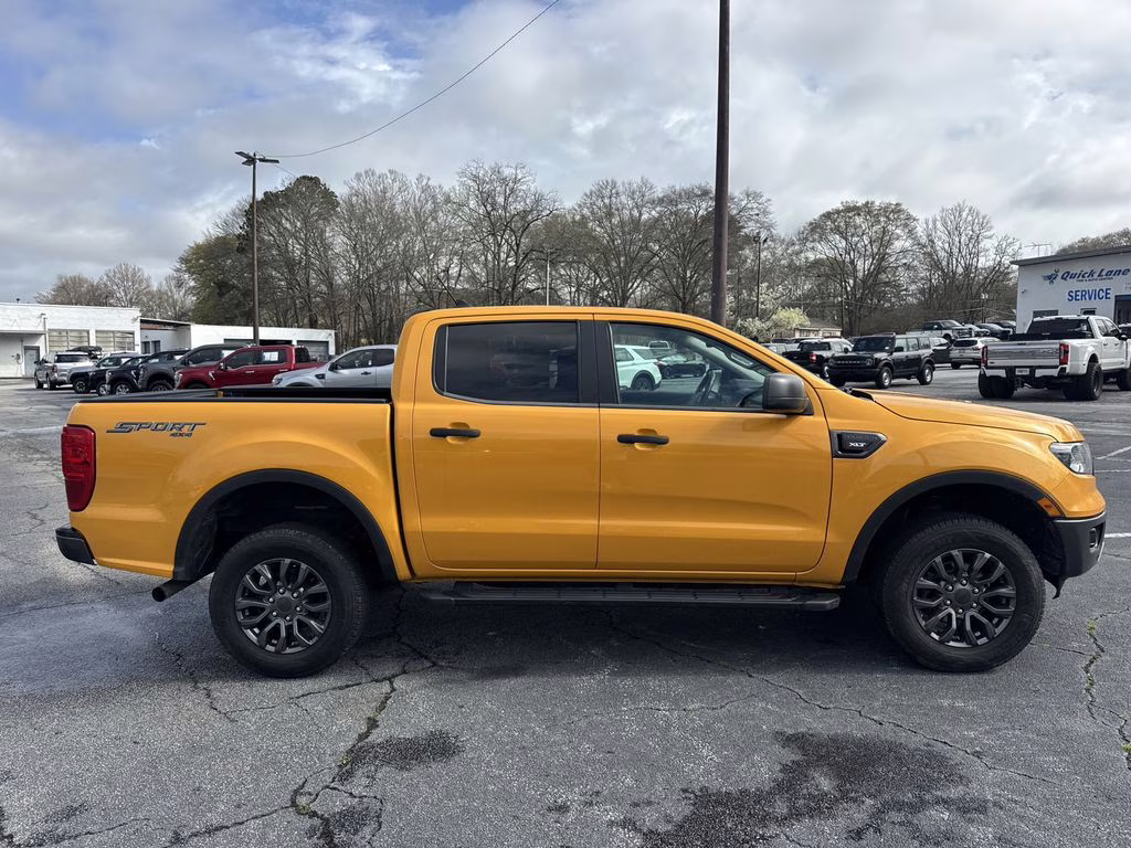 2021 Cyber Orange Metallic Tricoat Ford Ranger XLT 4X4 Truck
