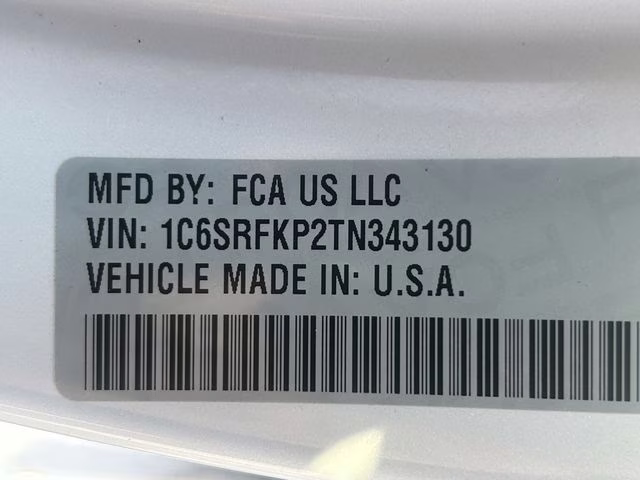 2026 Ivory White Tri-Coat Pearlcoat Ram 1500 Tungsten 4X4 Truck