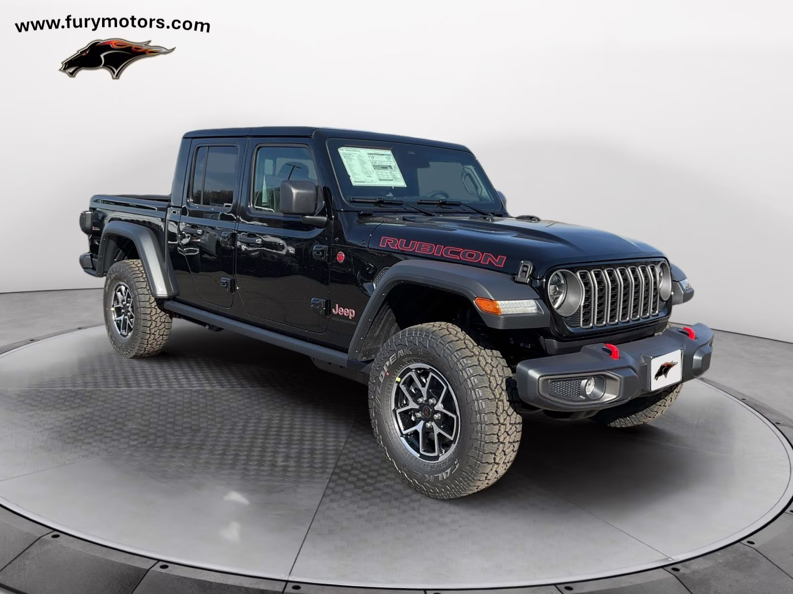 2026 Black Clearcoat Jeep Gladiator Rubicon 4X4 Truck