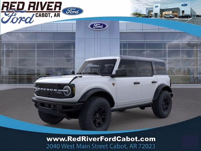 2026 Oxford White Ford Bronco Badlands 4X4 SUV