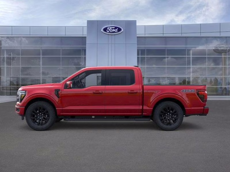 2026 Ruby Red Metallic Tinted Clearcoat Ford F-150 LARIAT 4X4 Truck