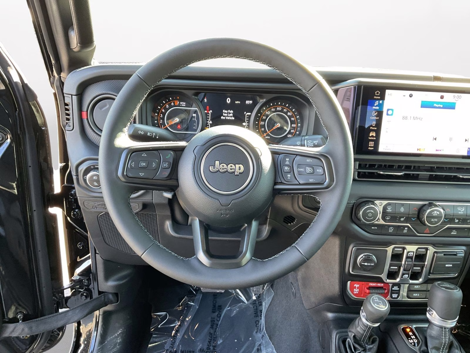 2026 Black Clearcoat Jeep Gladiator Rubicon 4X4 Truck