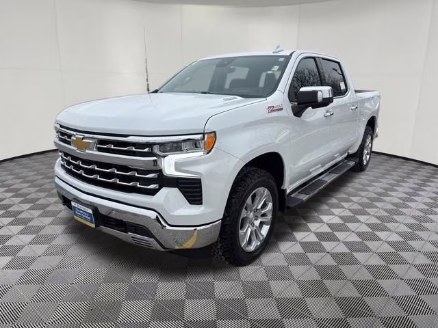 2024 Summit White Chevrolet Silverado 1500 LTZ 4X4 Truck