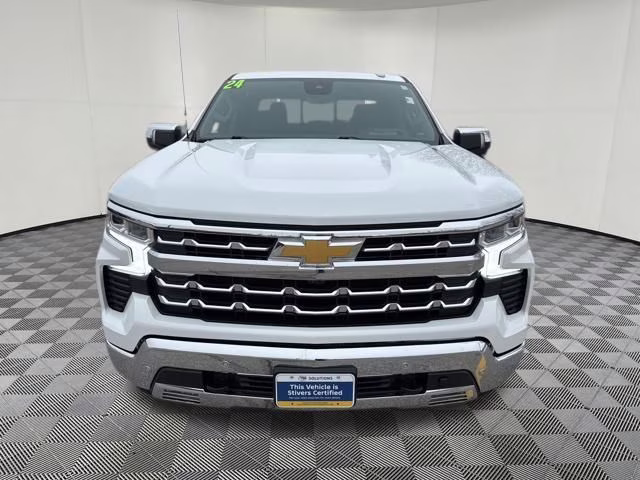 2024 Summit White Chevrolet Silverado 1500 LTZ 4X4 Truck