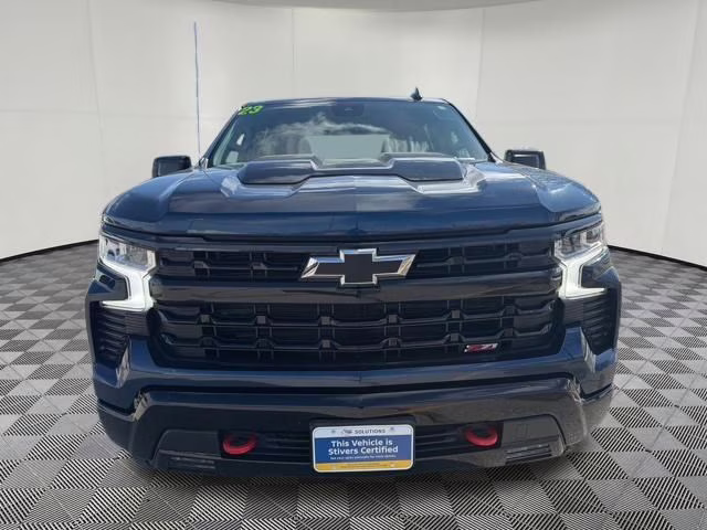 2023 Blue Chevrolet Silverado 1500 LT Trail Boss 4X4 Truck