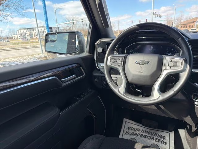 2023 Blue Chevrolet Silverado 1500 LT Trail Boss 4X4 Truck