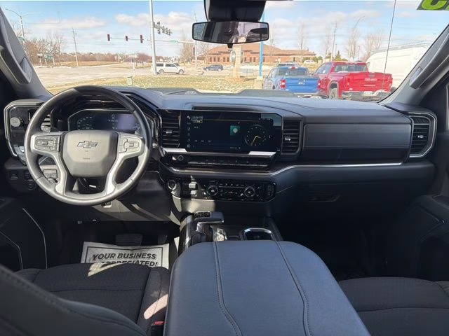 2023 Blue Chevrolet Silverado 1500 LT Trail Boss 4X4 Truck