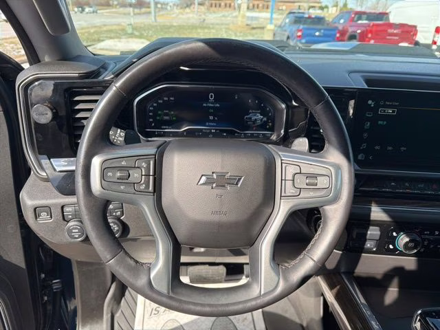 2023 Blue Chevrolet Silverado 1500 LT Trail Boss 4X4 Truck