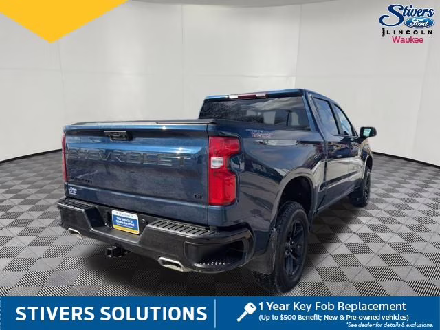 2023 Blue Chevrolet Silverado 1500 LT Trail Boss 4X4 Truck