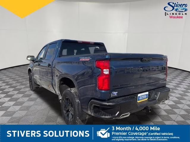 2023 Blue Chevrolet Silverado 1500 LT Trail Boss 4X4 Truck