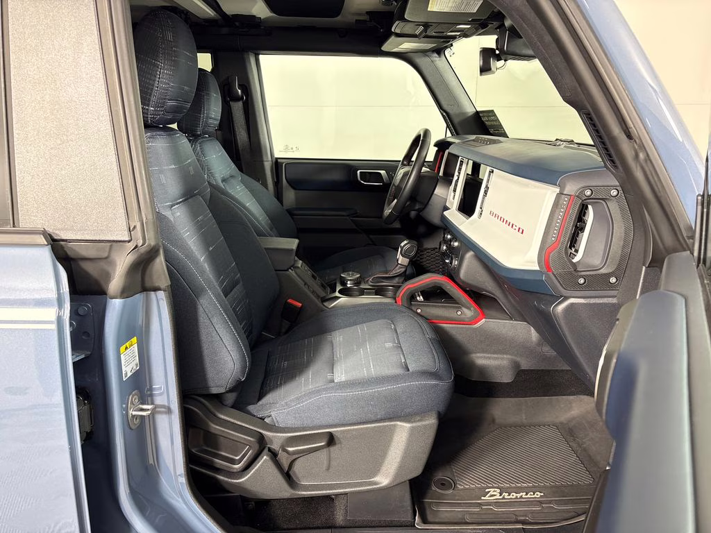 2025 Azure Gray Metallic Ford Bronco Heritage Edition 4X4 SUV