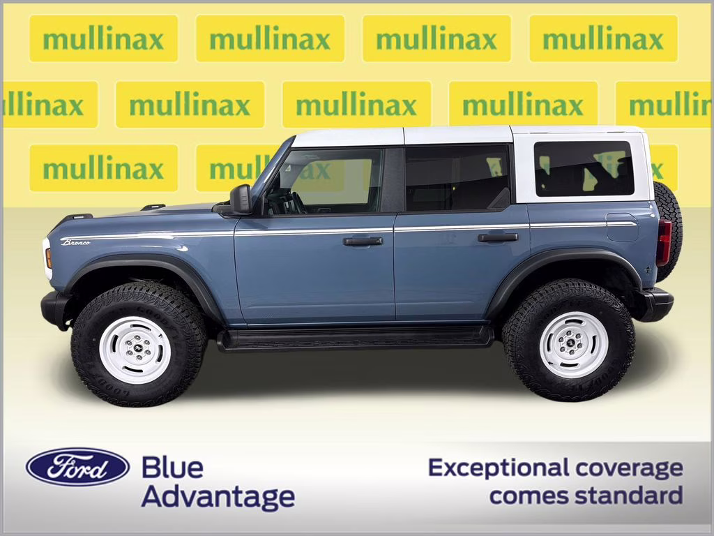 2025 Azure Gray Metallic Ford Bronco Heritage Edition 4X4 SUV