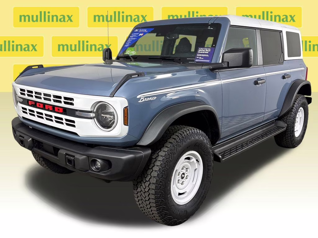 2025 Azure Gray Metallic Ford Bronco Heritage Edition 4X4 SUV