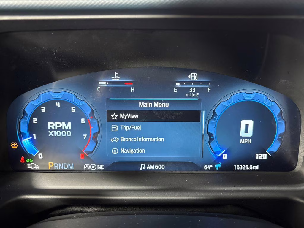 2025 Azure Gray Metallic Ford Bronco Heritage Edition 4X4 SUV