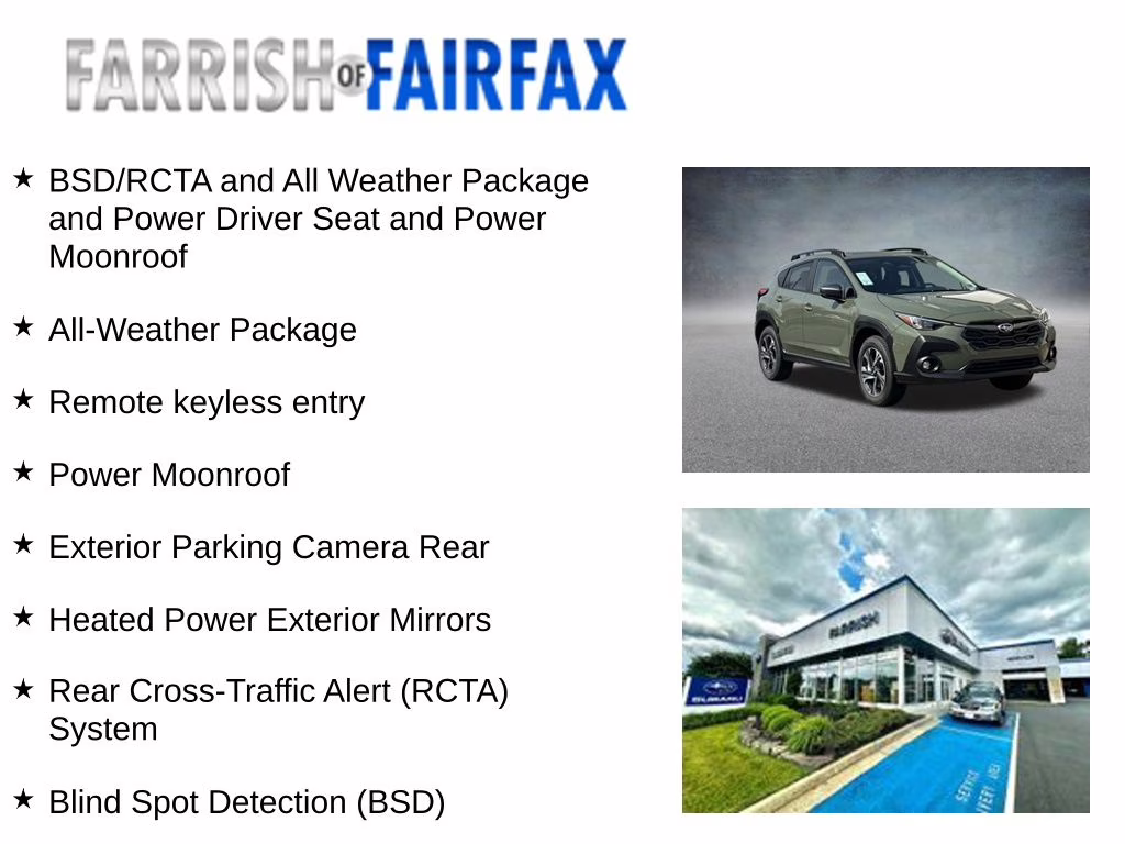 2026 Alpine Green Subaru Crosstrek Premium AWD SUV