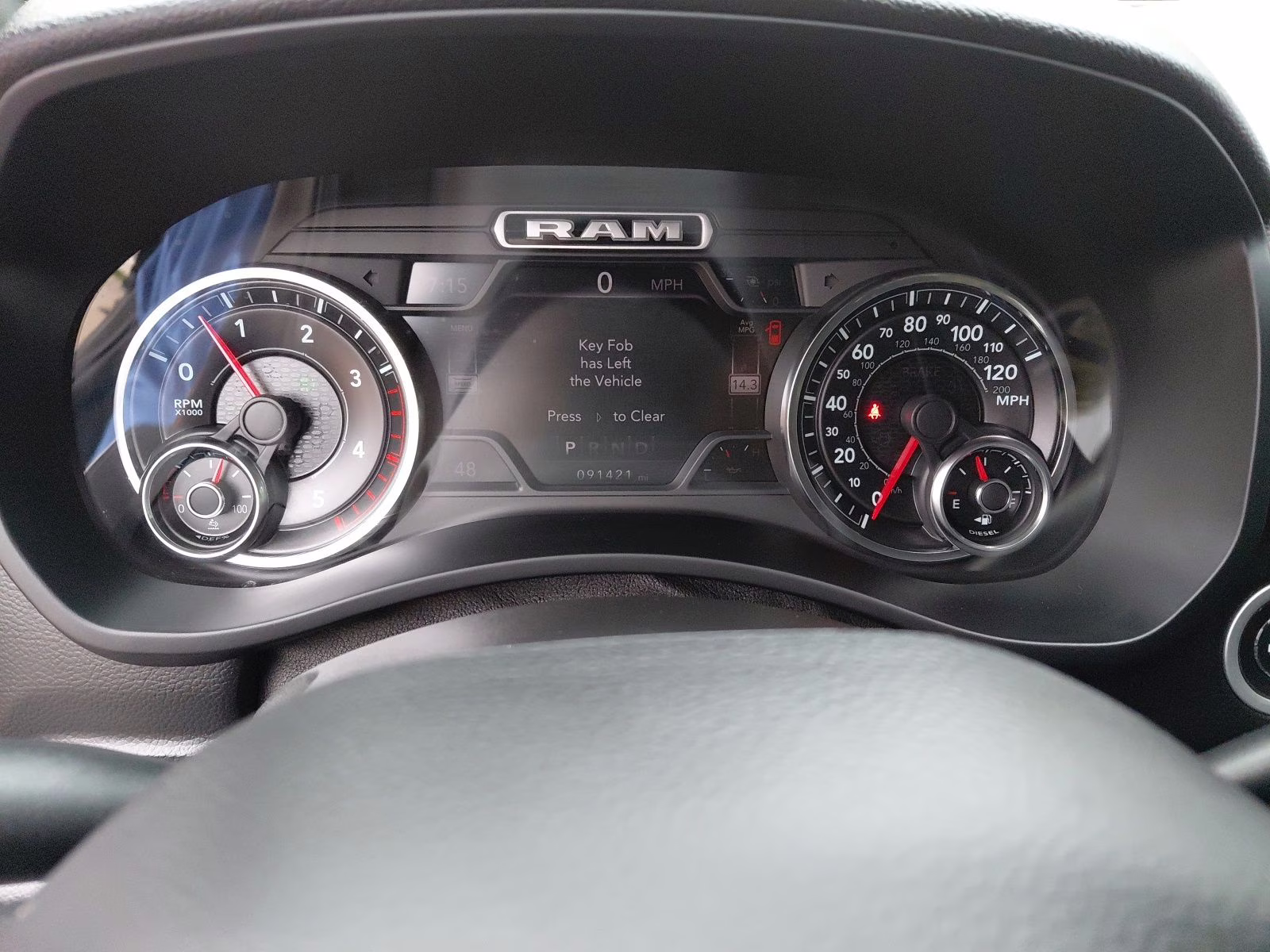 2020 Granite Crystal Metallic Clearcoat Ram 2500 Big Horn 4X4 Truck