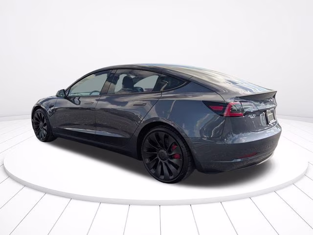 2023 Gray Tesla Model 3 Performance AWD Sedan