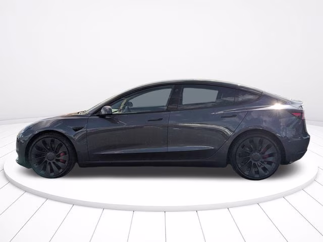 2023 Gray Tesla Model 3 Performance AWD Sedan