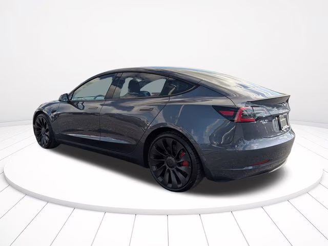 2023 Midnight Silver Metallic Tesla Model 3 Performance AWD Sedan