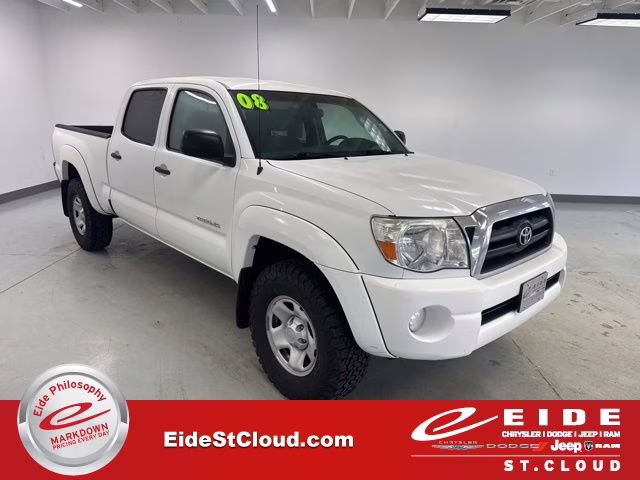 2008 Super White Toyota Tacoma PreRunner RWD Truck