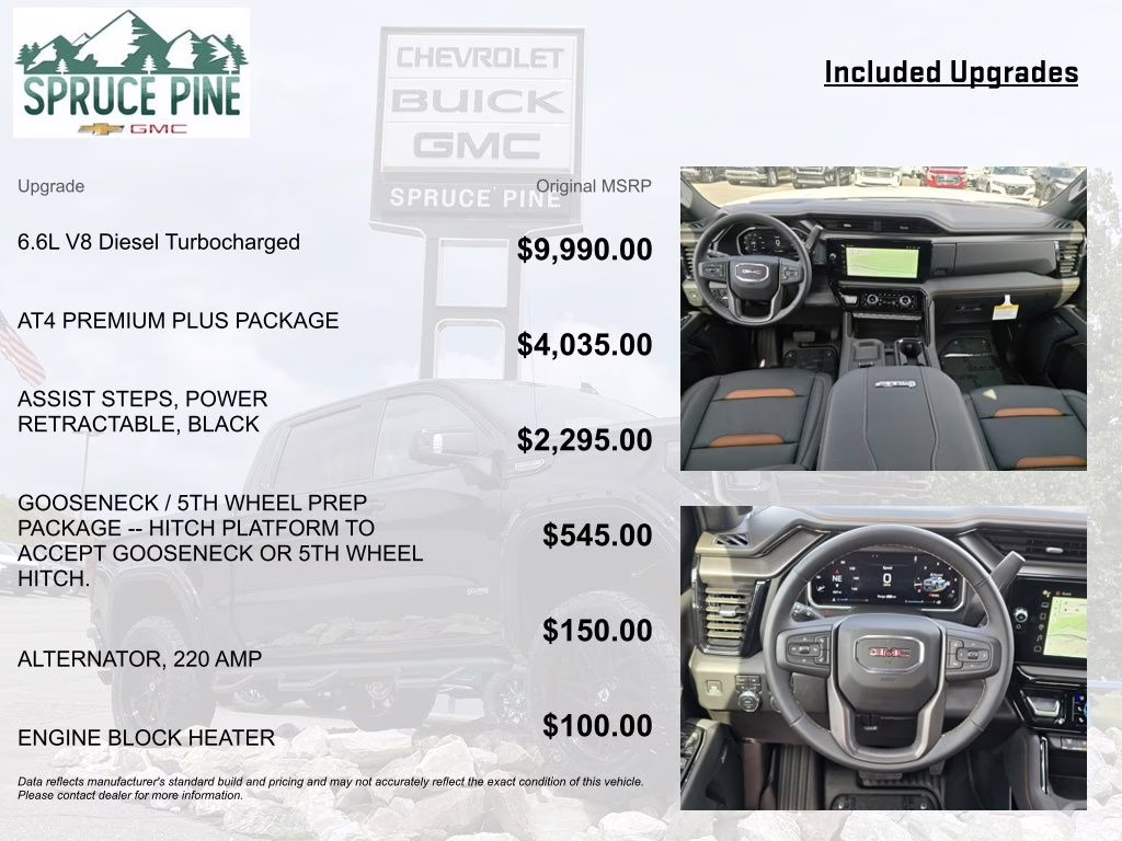 2026 Summit White GMC Sierra 2500HD AT4 4X4 Truck