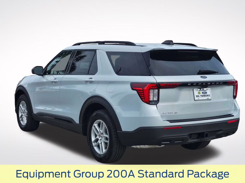 2026 Space White Metallic Ford Explorer Active RWD SUV
