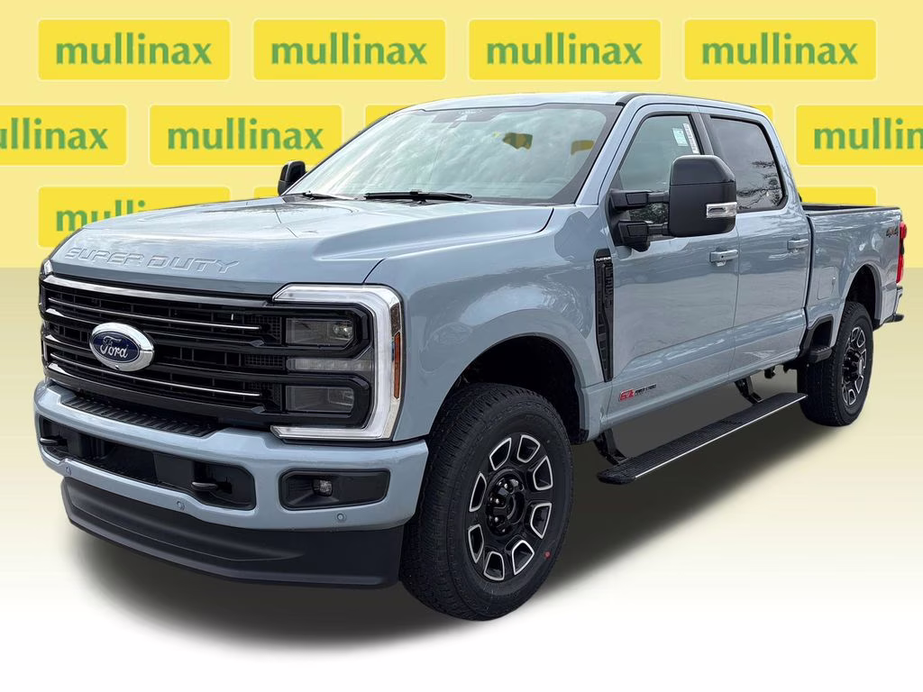 2026 Glacier Gray Metallic TriCoat Ford Super Duty F-350 SRW Platinum 4X4 Truck