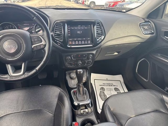 2020 White Clearcoat Jeep Compass Limited 4X4 SUV