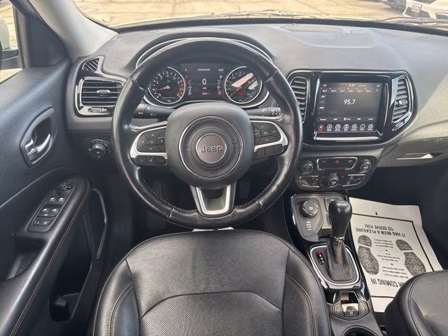 2020 White Clearcoat Jeep Compass Limited 4X4 SUV