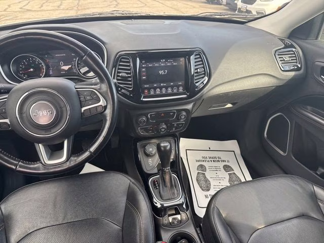 2020 White Clearcoat Jeep Compass Limited 4X4 SUV