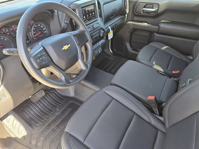 2025 Summit White Chevrolet Silverado 1500 WT 4X4 Truck