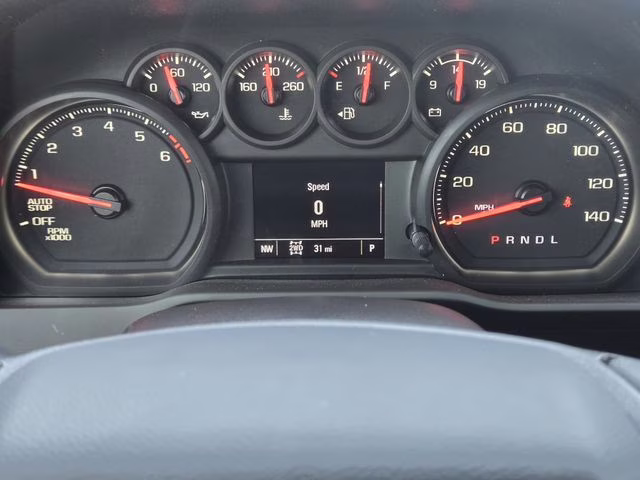 2025 Summit White Chevrolet Silverado 1500 WT 4X4 Truck