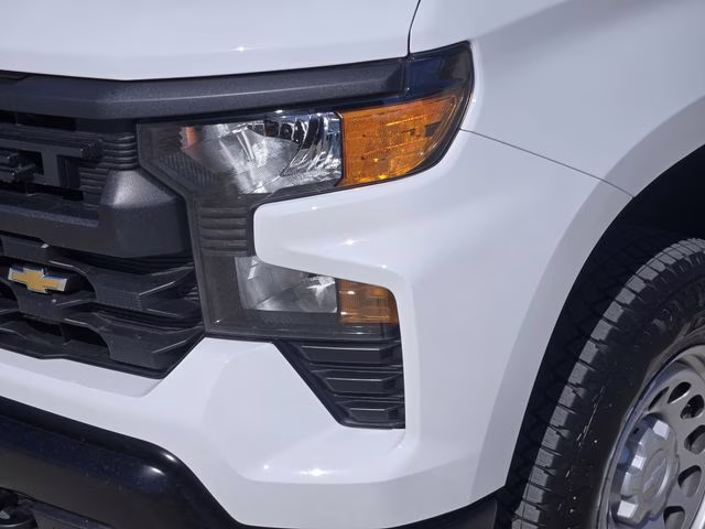 2025 Summit White Chevrolet Silverado 1500 WT 4X4 Truck