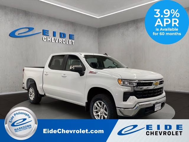 2026 Summit White Chevrolet Silverado 1500 LT 4X4 Truck