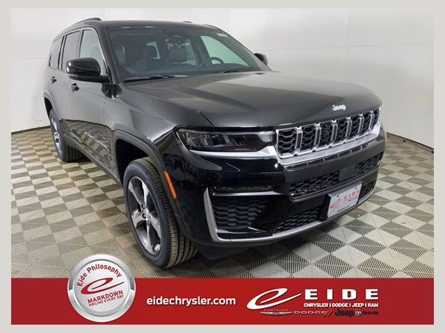 2026 Diamond Black Crystal Pearlcoat Jeep Grand Cherokee L Limited 4X4 SUV