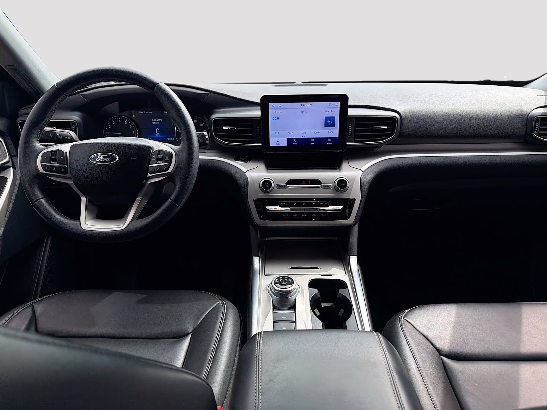 2023 Iconic Silver Metallic Ford Explorer XLT RWD SUV