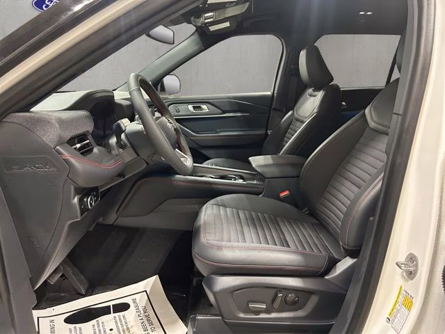 2026 Star White Metallic Tri-Coat Ford Explorer ST-Line 4X4 SUV