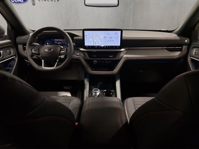 2026 Star White Metallic Tri-Coat Ford Explorer ST-Line 4X4 SUV