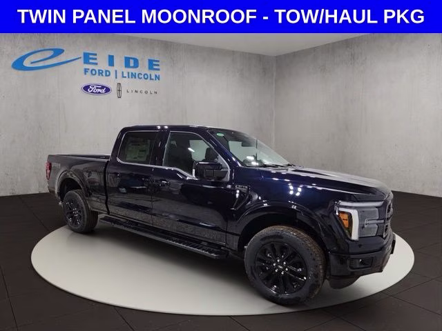 2026 Antimatter Blue Metallic Ford F-150 Lariat Black Appearance 4X4 Truck