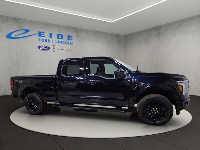 2026 Antimatter Blue Metallic Ford F-150 Lariat Black Appearance 4X4 Truck