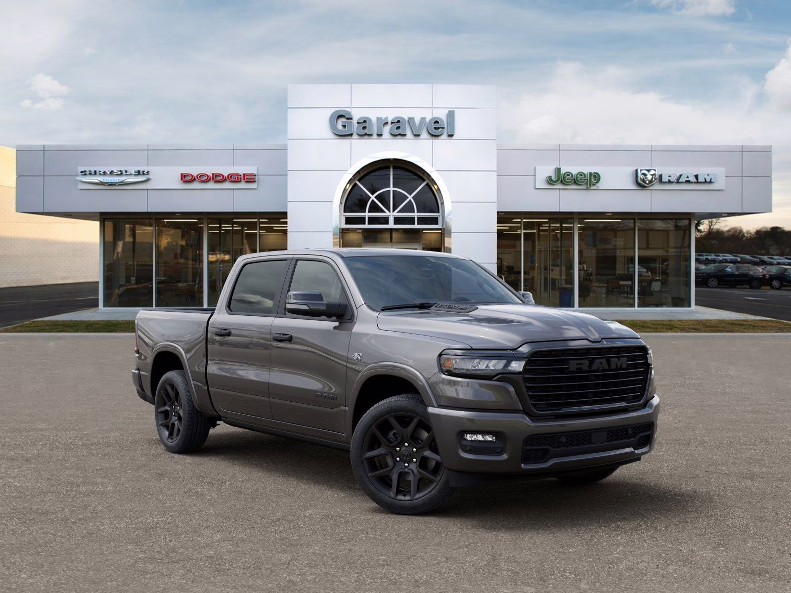 2026 Granite Crystal Metallic Clearcoat Ram 1500 Laramie 4X4 Truck