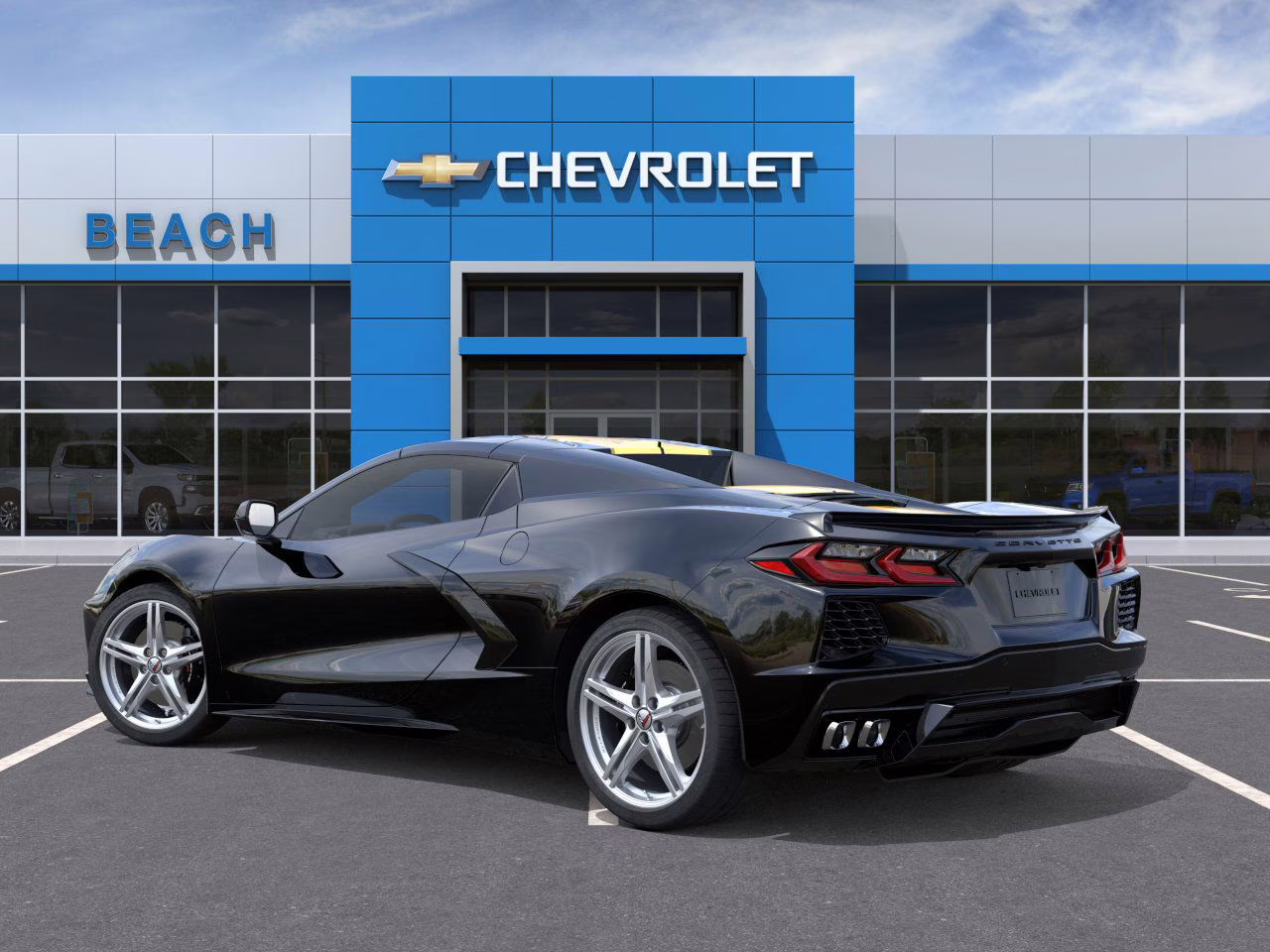 2026 Black Chevrolet Corvette Stingray 3LT RWD Convertible
