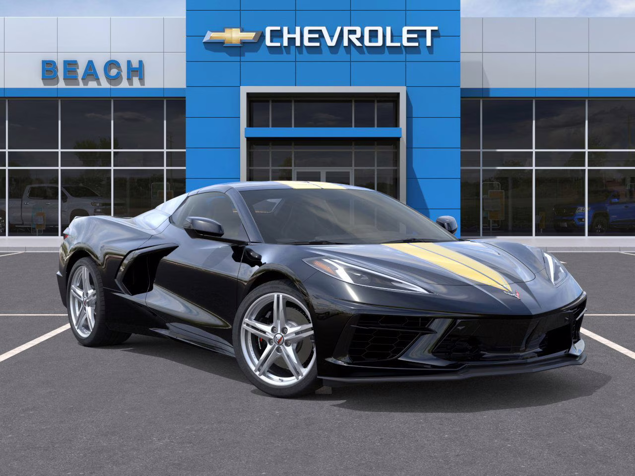 2026 Black Chevrolet Corvette Stingray 3LT RWD Convertible