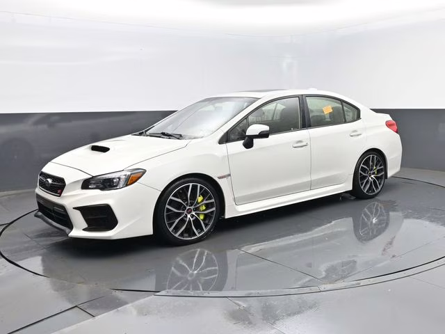 2021 Crystal White Pearl Subaru WRX STi Limited AWD Sedan