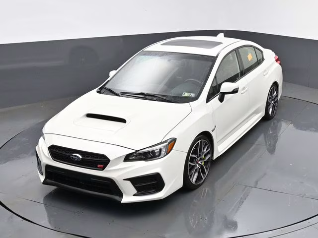 2021 Crystal White Pearl Subaru WRX STi Limited AWD Sedan