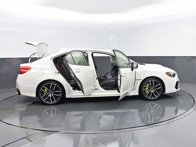 2021 Crystal White Pearl Subaru WRX STi Limited AWD Sedan