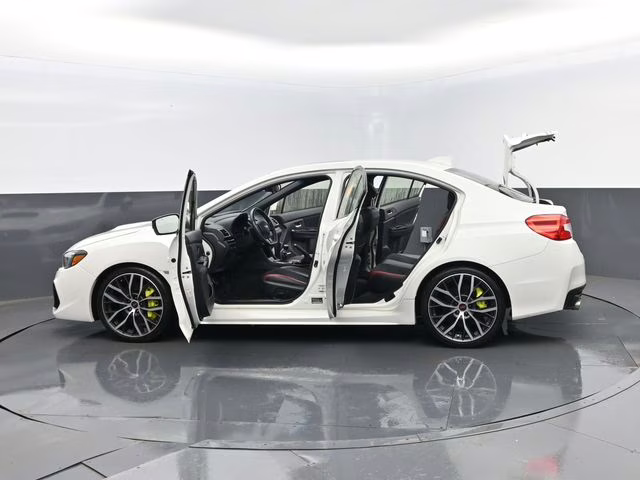 2021 Crystal White Pearl Subaru WRX STi Limited AWD Sedan