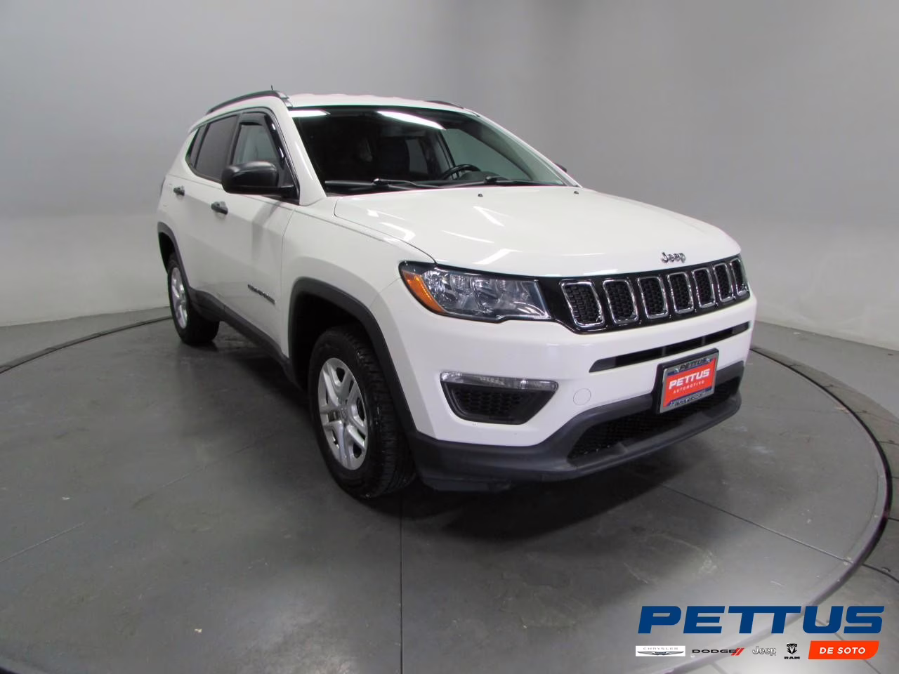 2020 White Clearcoat Jeep Compass 4WD Sport 4X4 SUV