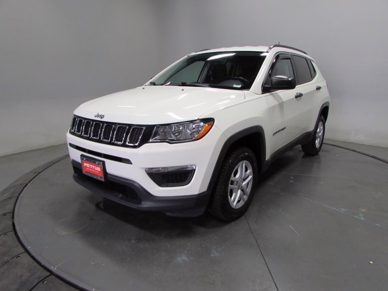 2020 White Clearcoat Jeep Compass 4WD Sport 4X4 SUV